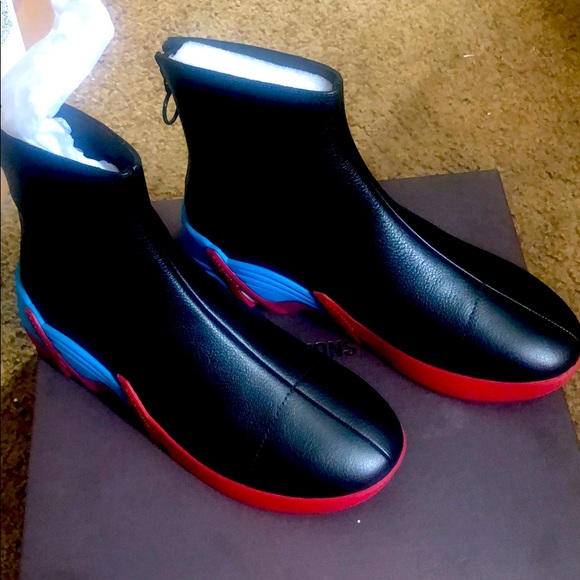 Raf Simons Runner zip-up Ankle Boots | Black | FARFETCH RAF simons runner